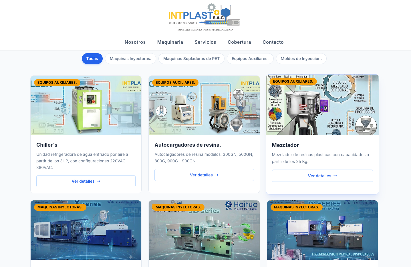 Landing Page - www.intplast.com